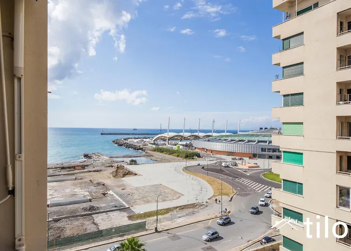 דירה 1m| 1br| Terrazza Waterfront| A/c By Tilo ג'נובה